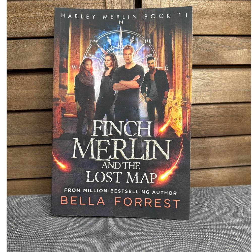 Bella Forrest Finch Merlin and the Lost Map Harley Merlin Book 11 Paperback